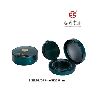 源头工厂圆形气垫盒磁铁扣粉底液隔离霜粉盒包材