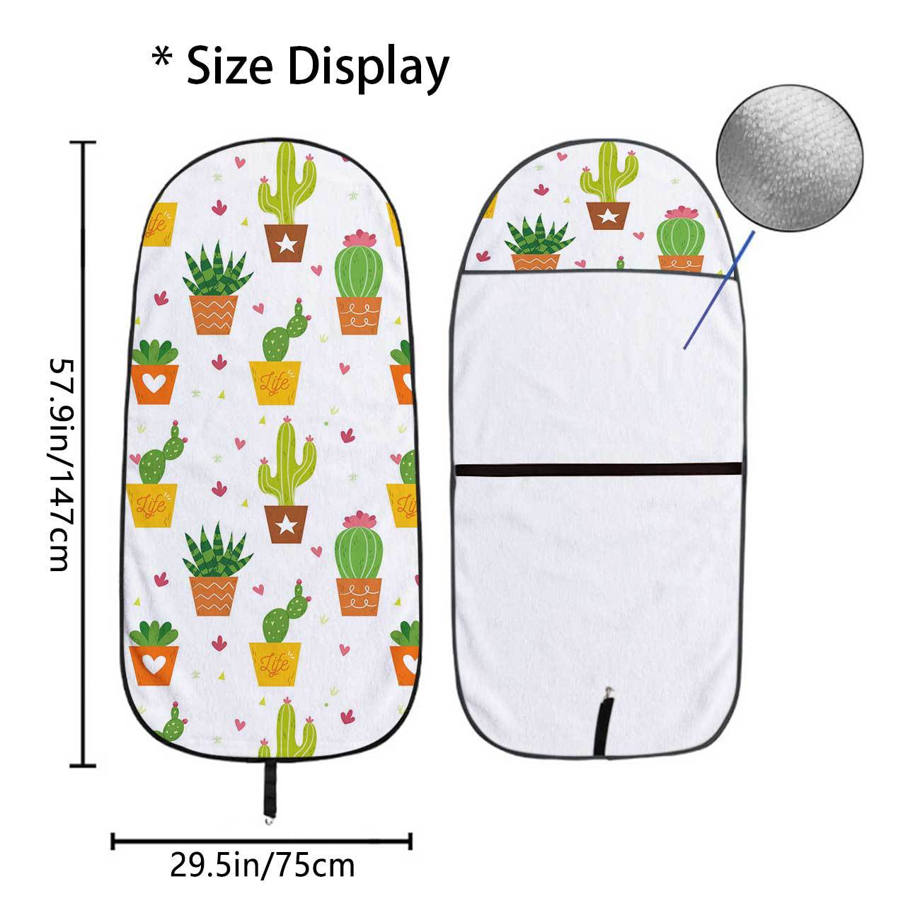 Car seat towel cover front seat protector suitable for gym and exercise, universal for all seasons, car use 96