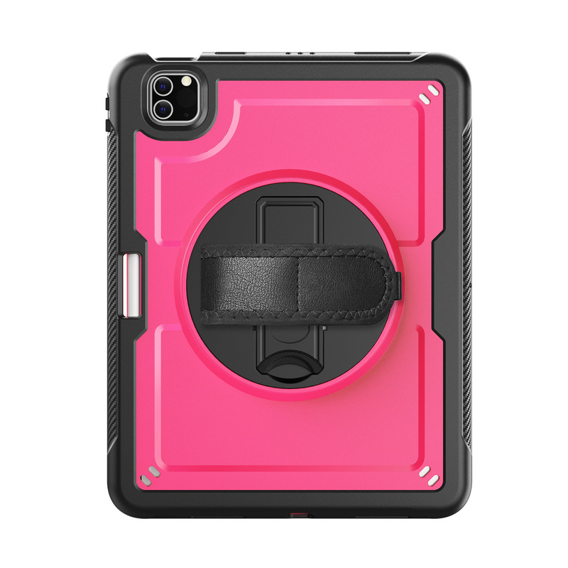 Tablet Case for iPad Pro11 M4 A2836 (2024) Adsorption Pen Slot Shoulder Strap