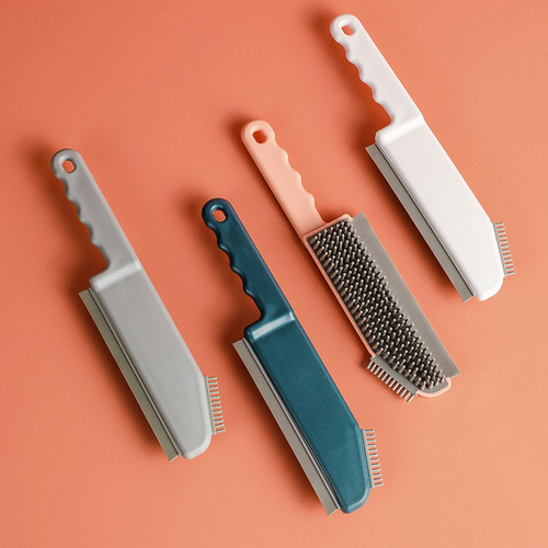 Kitchen and Bathroom Countertop, Floor, Window Silicone Multi-Function Cleaning Brush, Gap Brush, Scraper Brush, Three-in-One Cleaning Brush