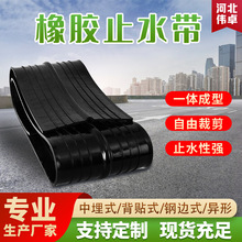 橡胶止水带水利建筑工程651中埋式背贴外贴止水带桥梁隧道止水条