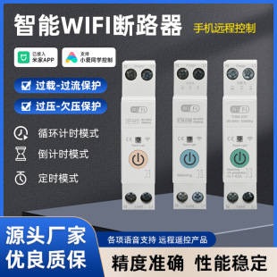 Connected to Mijia APP Graffiti Smart WIFI Circuit Breaker wifi Empty Mobile Phone Remote Smart Wireless Timing