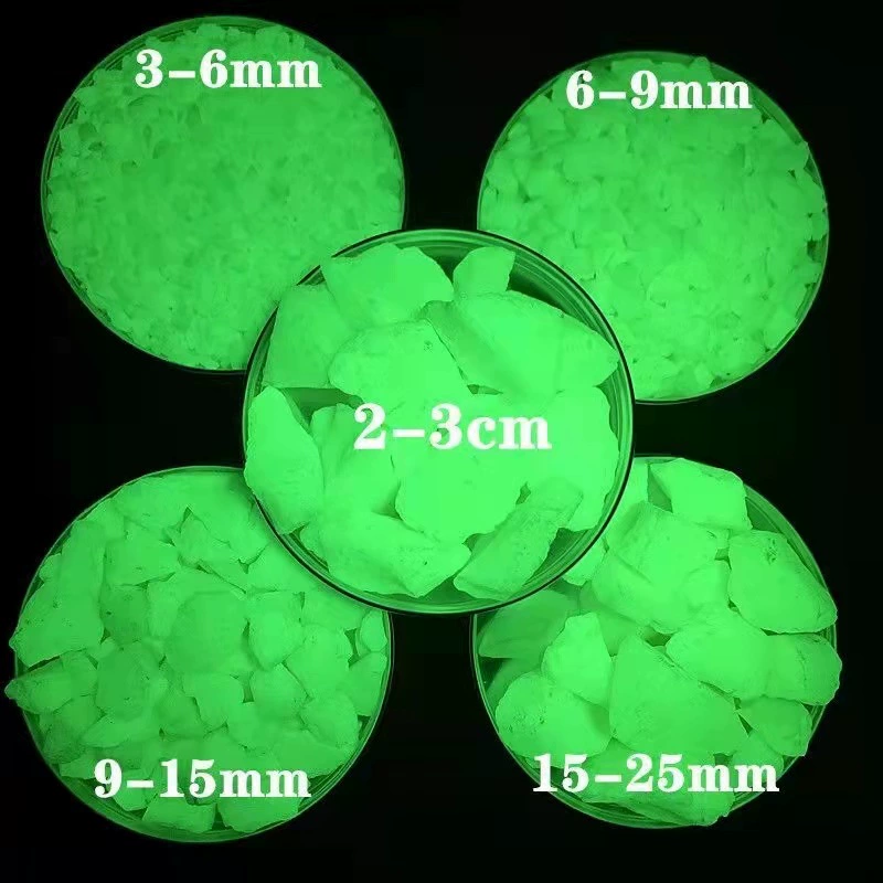 В наличии поставка Яркий светящийся камень ночной ландшафтный дизайн мощение светящийся гравий Аквариум декоративная Смола флуоресцентный камень