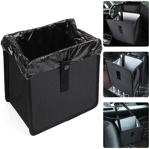 Car Trash Can Portable Storage Box Car Waste Bag Chair Back Trash Bin Miscellaneous Storage Car Simple Hanging Bag