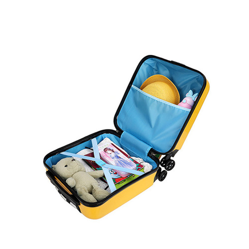 Wholesale universal wheel children's pull-along suitcase cartoon animal travel case 18-inch password lock children's luggage set take-off suitcase