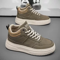 Мужские спортивные кроссовки Other Brand - кроссовки на высоких платформах для работы осенью в хаки/черном/зеленом
