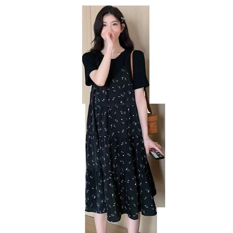 Summer set for pregnant, dress, loose fit