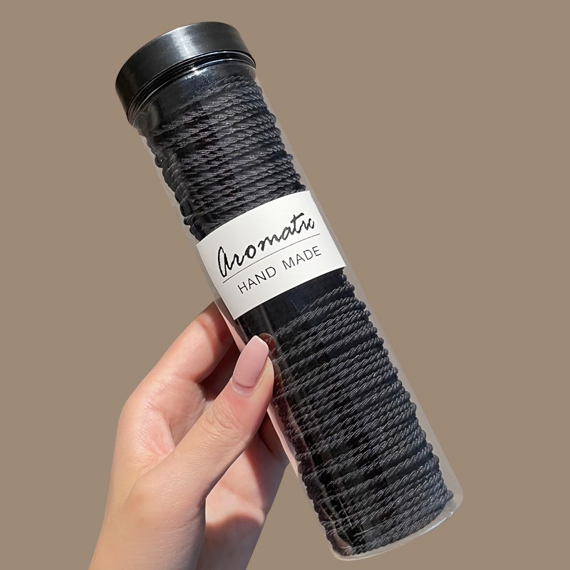 Cuerdas de cabello de color caramelo niñas no lastiman el cabello de correa de correa de correa de correa de cabello de cabello lindo para niños anillo de cabello de cuero image 23