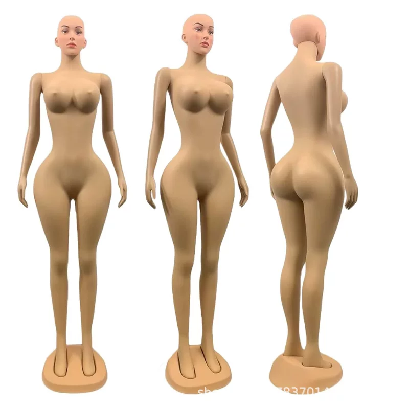 Extra Large Model Head African Model North America Hot Curvy BBL mannequins Tan color