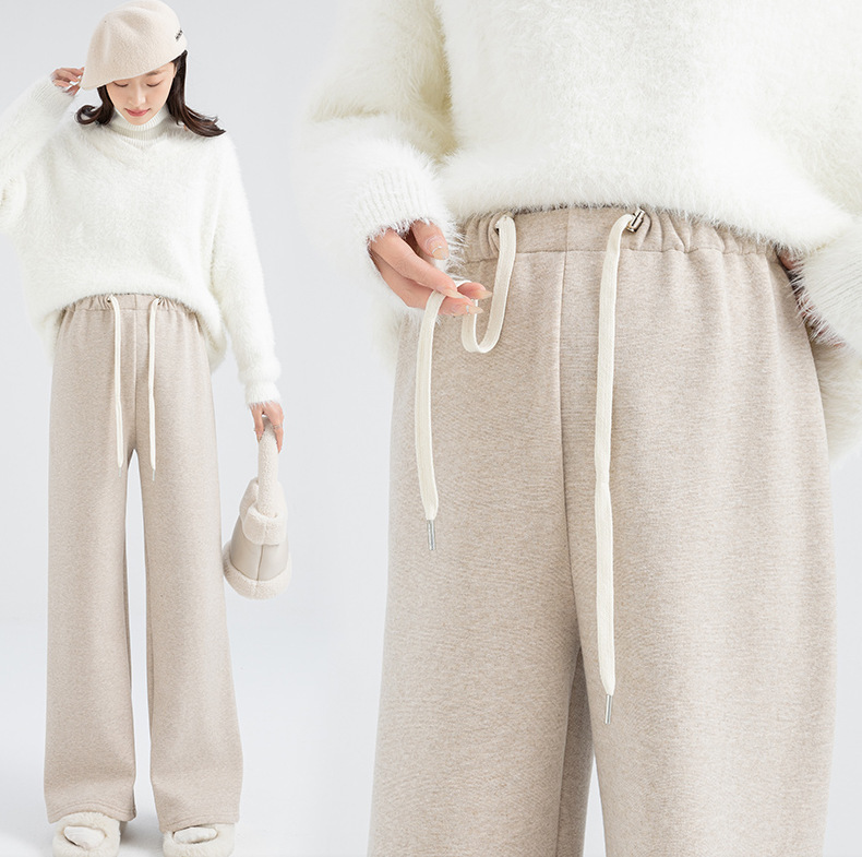 Maternity Wide-Leg Pants That Can Be Worn Even after Giving Birth, Loose High-Waisted Rope-Tied High-Waisted Slimming Casual Drapey Glutinous Rice Pants Maternity Wide-Leg Pants That Can Be Worn Even after Giving Birth, Loose High-Waisted Rope-Tied High-Waisted Slimming Casual Drapey Glutinous Rice Pants