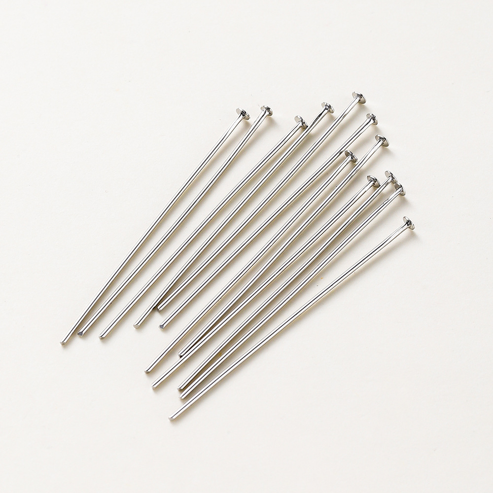 Platinum color-preserving flat-head needle