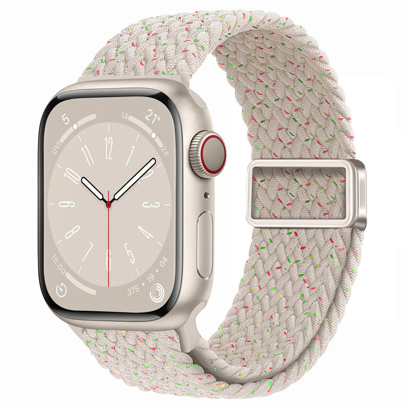 适用applewatchs11/10苹果磁吸扣尼龙编织iwatchse3智能表带腕带|undefined