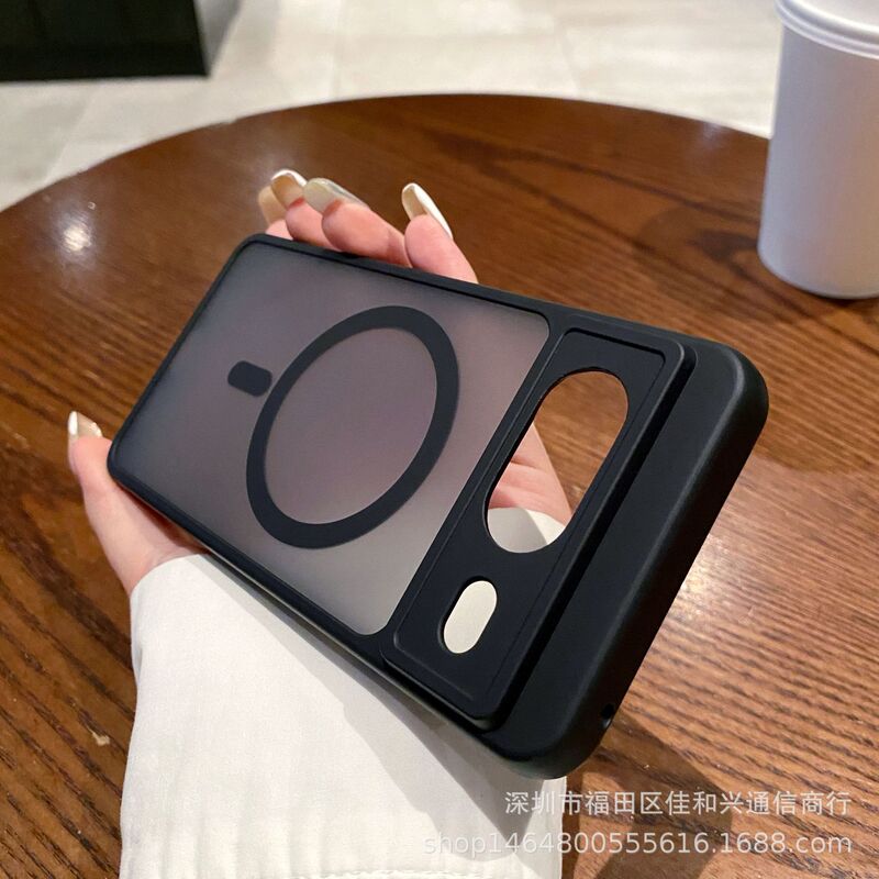 Suitable for Google 9 Mobile Phone Case Pixel8 Matte Skin Feel 10Pro Magnetic Suction 7 Acrylic 6 All-Inclusive Anti-Fall Protective Cover