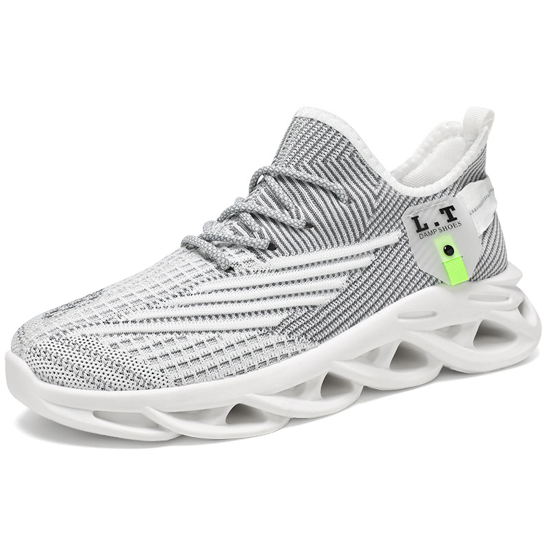 2024 verano nuevo coco zapatos de moda moda moda moda casual zapatos deportivos de moda para hombres zapatos de malla transpirables blancos para hombres