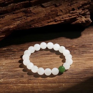 Chinese simple plain circle national color bracelet a touch of spring atmosphere noble daily commute good luck blessing full of bracelet
