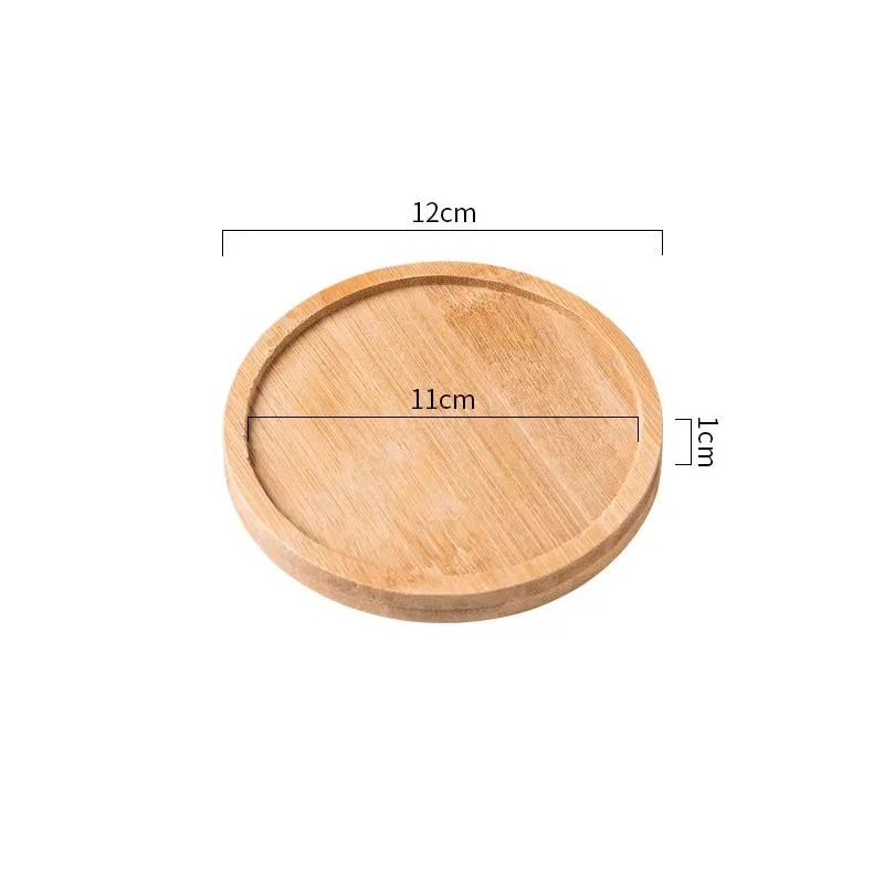Base de maceta, bandeja de bambú, base de bambú, embrión, fondo de bambú, fondo de bambú de forma especial, posavasos, plataforma transfronteriza, fondo de té, ronda