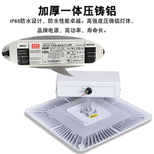 Cross-Border American Standard Ul Certified Gas Station Lights Ul Ceiling Lights Explosion-Proof Gas Station Lights Food Workshop Station Lights Mei Hua Lighting