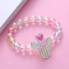 Acrylic cartoon beaded bracelet, wholesale