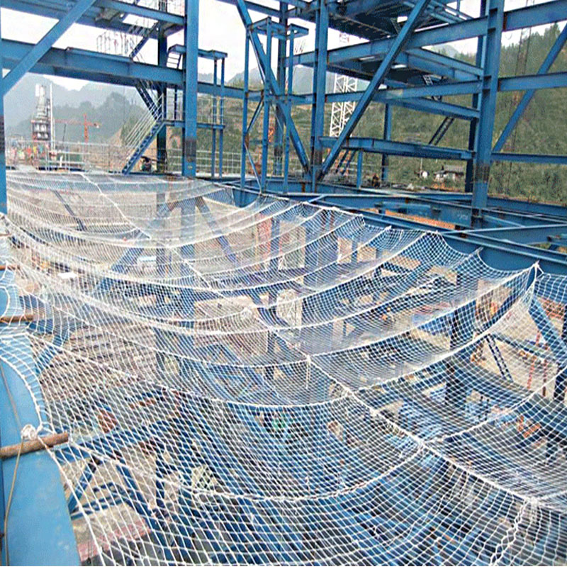 Construcción Red anti-caída Bolsillo de red de nailon Camión Contenedor Escalera Balcón Tapa de registro de protección Cuerda de red Invernadero Red a prueba de viento