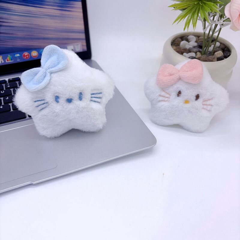 卡通五角星kt毛绒猫咪公仔配件卡通玩偶胸针配饰品围巾包辅料批发|undefined