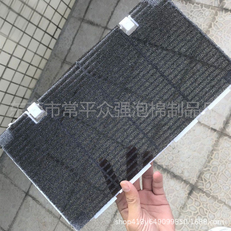 聚氨酯防尘网厂家 透气填充棉粗细孔中压变频柜滤网批发 阻燃海棉