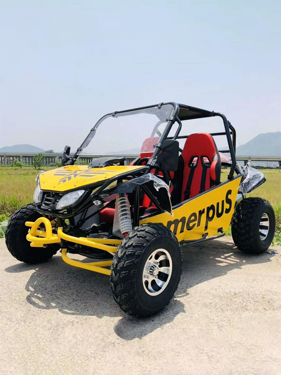 Todo terreno ATV de cuatro ruedas todoterreno kart 200cc gasolina adulto motocicleta patio de recreo escénico doble ATV