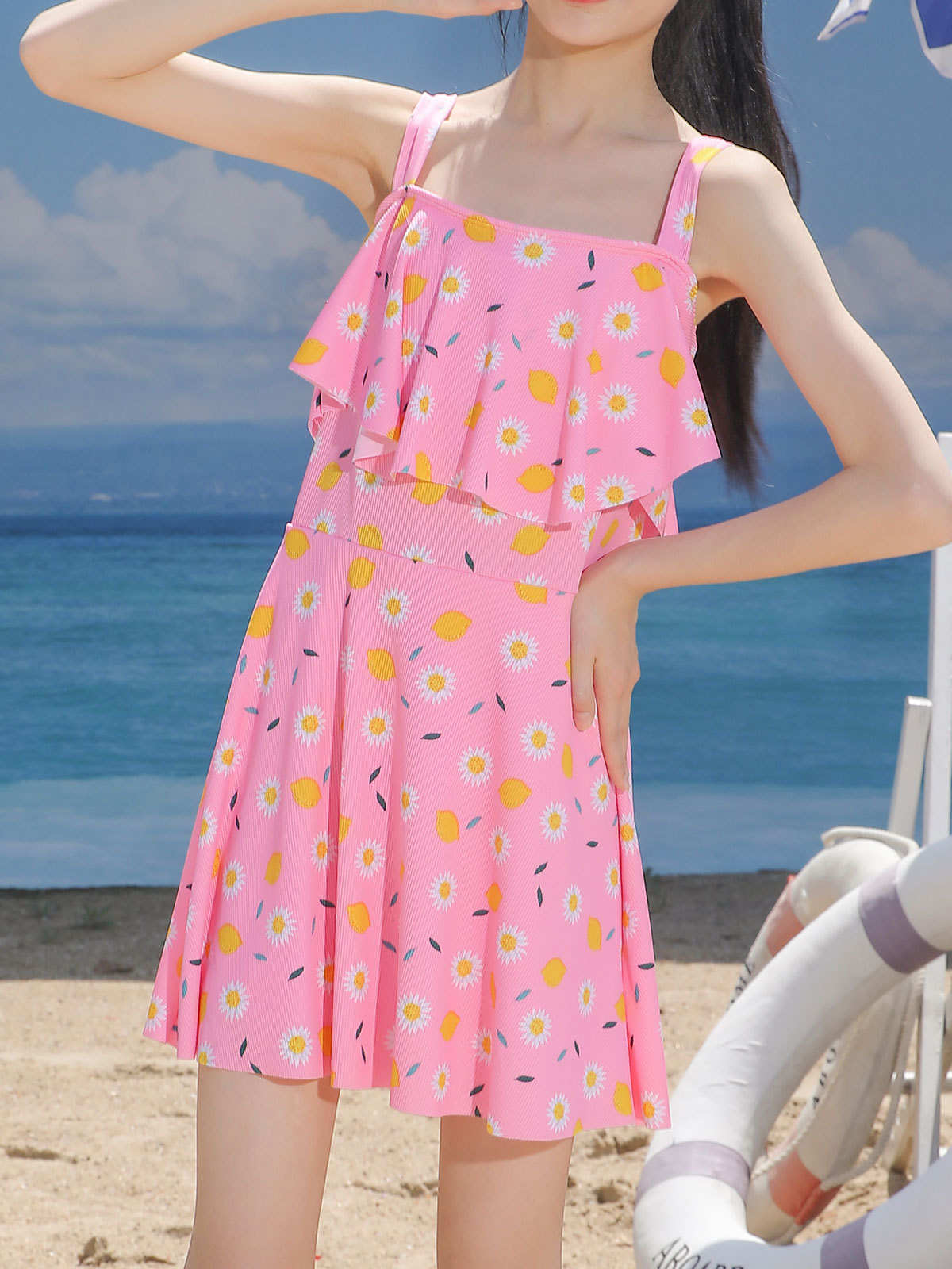 Trajes de baño para niños, niñas, niñas, faldas, pantalones cortos, niños, princesas, cojines de pecho, trajes de baño lindos