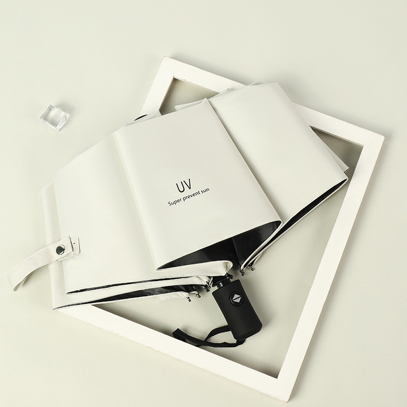 Paraguas plegable automático de 48 huesos paraguas a prueba de sol a prueba de lluvia de doble uso para hombres grandes resistentes al viento