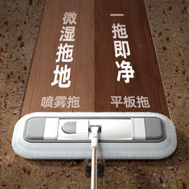 平板拖把大号尘推长拖布地拖扫把学校医院家用排拖大拖把懒人瓷砖