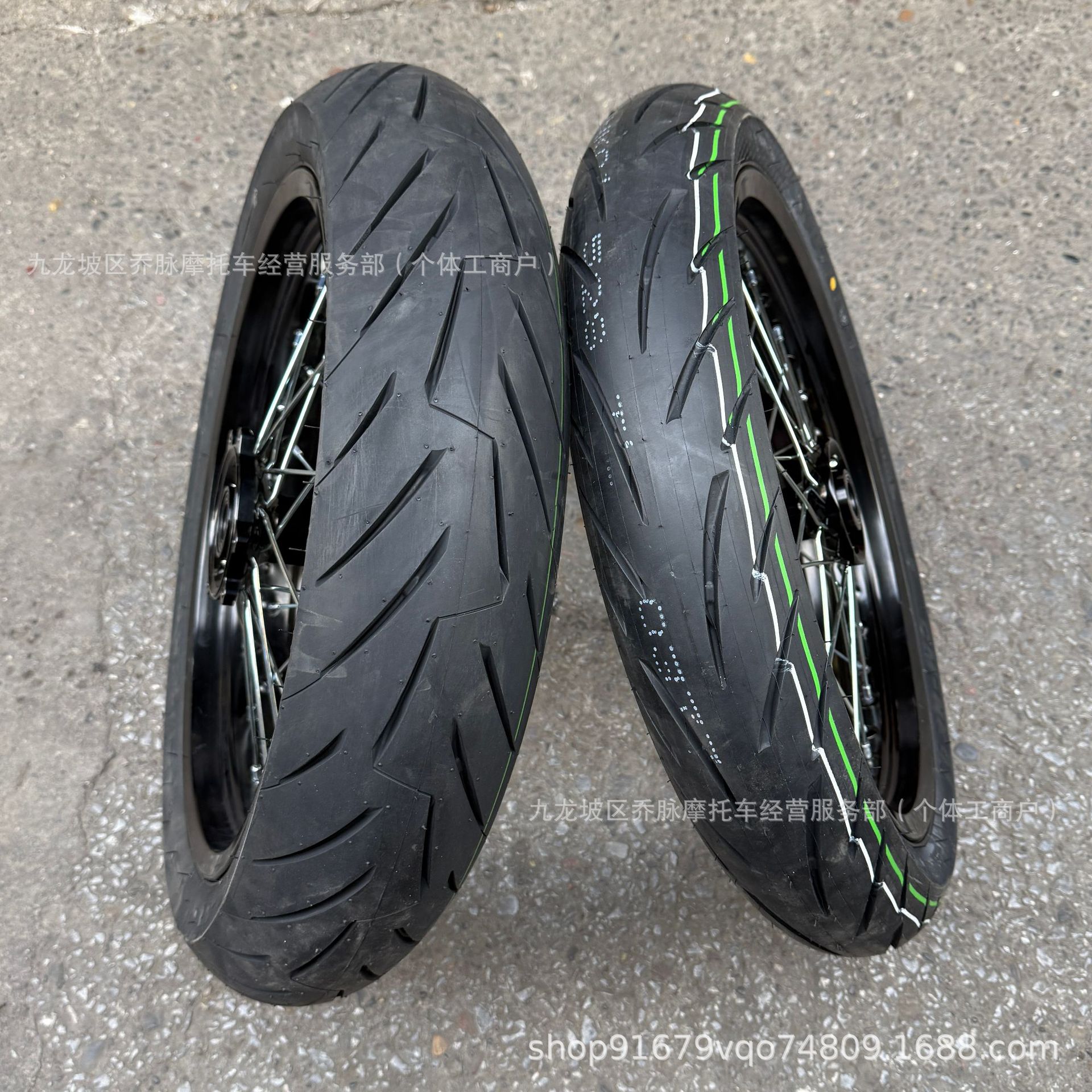 QiuLong UltraBee modified 110/70-17 rear 130/70-17 slick tire wheel hub assembly UltraBee wheel mesh rim