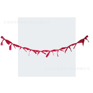 Bow Ribbon Pull Flower Pull Flag Birthday Party Ballet Princess Baby Photo Background Decoration Cross Border