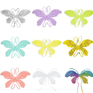 Butterfly Wings Balloon Back Decoration Luminous Children's Inflatable Birthday Photo Props Night Market Selling Internet Celebrity Decorative Toys