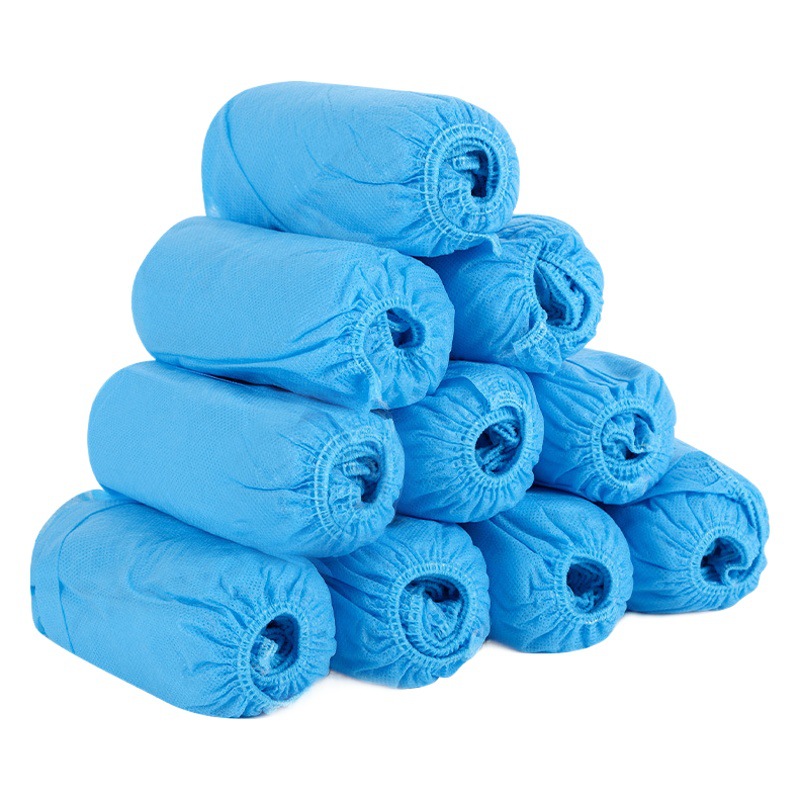 Cubierta de zapato no tejida desechable hogar interior engrosada resistente al desgaste impermeable antideslizante Estudiante Adulto sala de computadoras a prueba de polvo cubierta del pie