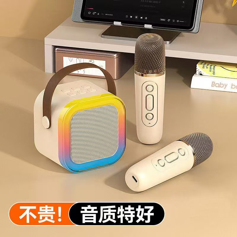 K12 bluetooth-динамик микрофон караоке-динамик беспроводная универсальная машина семейный набор детский уличный bluetooth-динамик