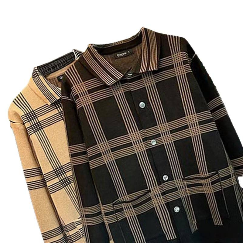 Maglione oversize da uomo in maglia – Pullover invernale spesso e comodo con dettaglio distintivo vintage_voghion.com