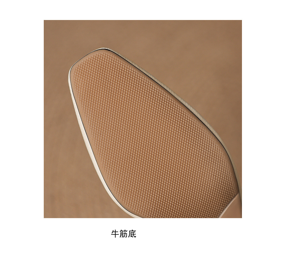 Sandal cao gót nữ mũi nhọn quai ngang kiểu Hàn Quốc — màu trắng ngà chi tiết 19