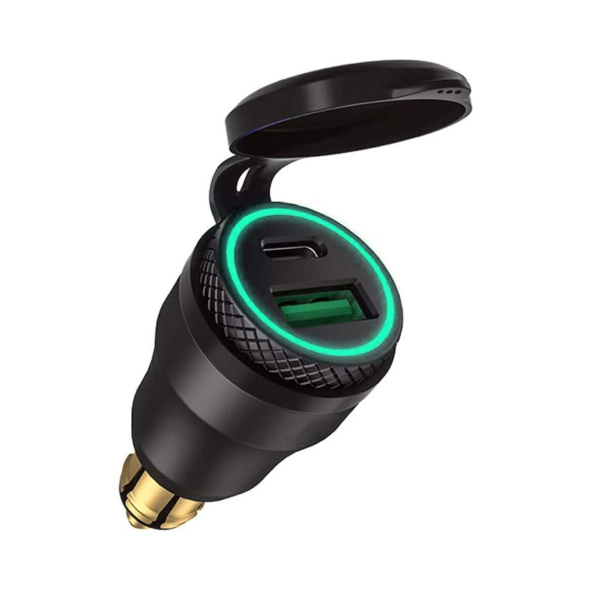 Aplicable al cargador europeo del coche de la motocicleta/al USB del cargador del coche de la motocicleta de Du Kai