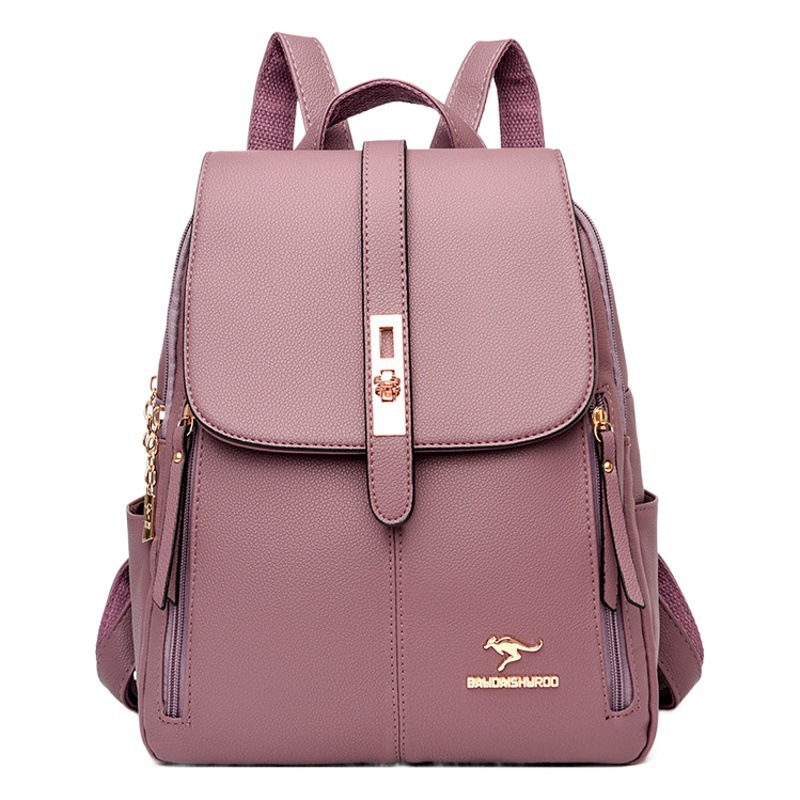 Mochila para mujer 2024 nuevo estilo coreano simple y de moda mochila para mujer ropa de trabajo versátil de gran capacidad bolso casual de un solo hombro