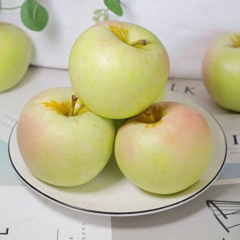【Shandong Aomori Apples】High Mountain First-Flush Honey Peach Green Apples Non-Red Apples 2.5kg Fresh Fruit Dropshipping