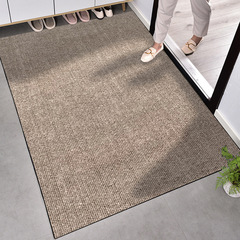 2023 New Entry Door Floor Mat Home Door Mat Entry Carpet Simple Foot Mat Brown Entrance Mat Vacuum