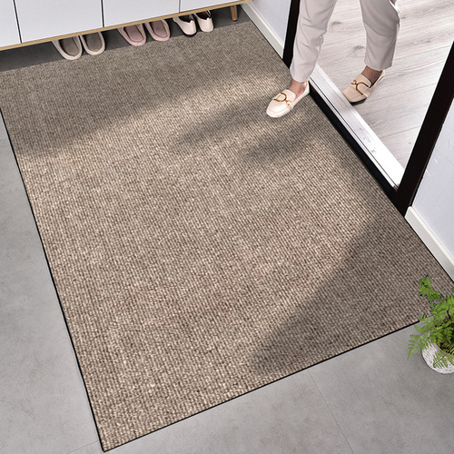  New Entry Door Floor Mat Home Door Mat Entry Carpet Simple Foot Mat Brown Entrance Mat Vacuum