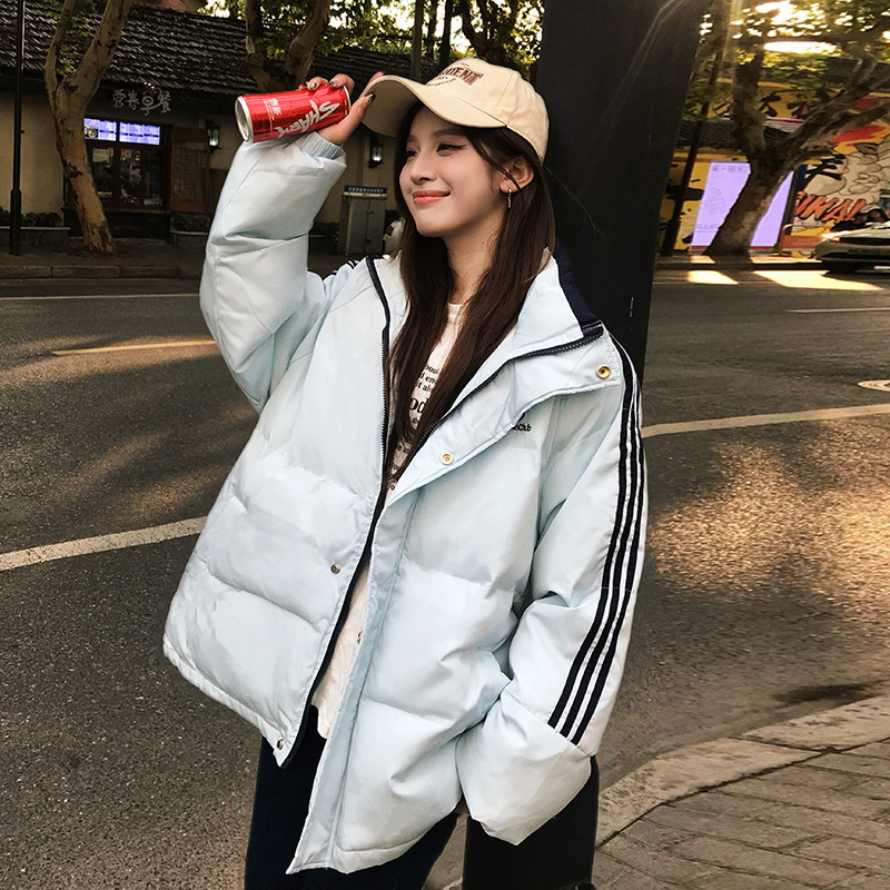 ダウンコートショート 2025 新しい厚みのあるオーバーサイズ学生女性の綿の服ルーズ綿のジャケット冬のジャケットトレンディな|undefined