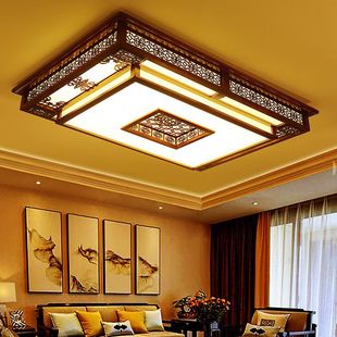 New Chinese Style Ceiling Lamp Hall Classical Solid Wood Antique Lamps Daquan Chinese Style Living Room Lamp Ancient Style Lamp