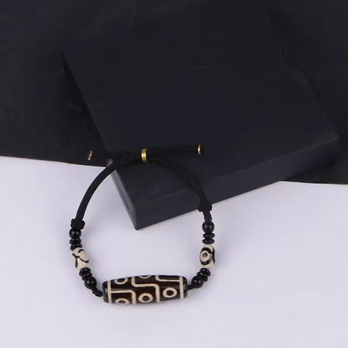 Nine-Eyed Heaven Pearl Ceramic Men's Bracelet, New Chinese Style Ethnic Flavor, Unique Design,  New Arrival, Factory Direct Sale