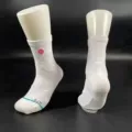 Small Logo ST White Pink Mid