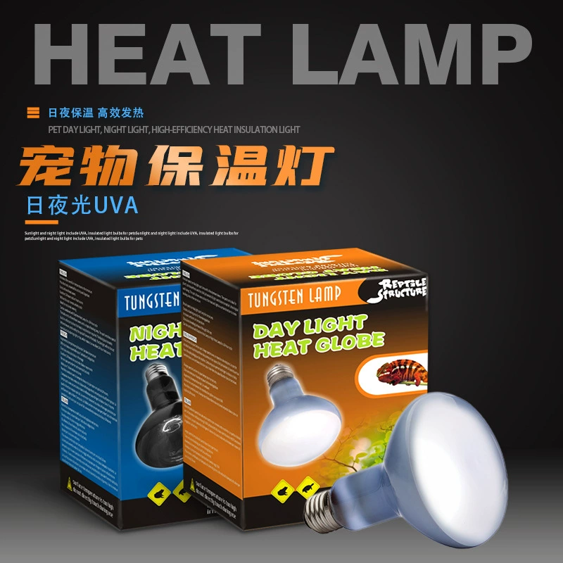 Гусеничный UVA ночник ящик для лазания на домашних животных ящерица земля черепаха отшельник Краб солнце назад попугай птица свет ночь сохранение тепла Отопление дневной свет