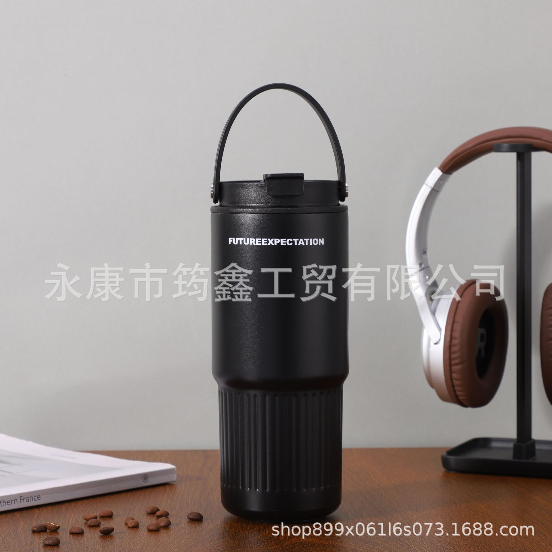 Cross-border 30oz taza de automóvil 304 taza de aislamiento de acero inoxidable taza de agua taza de hielo taza portátil taza de paja