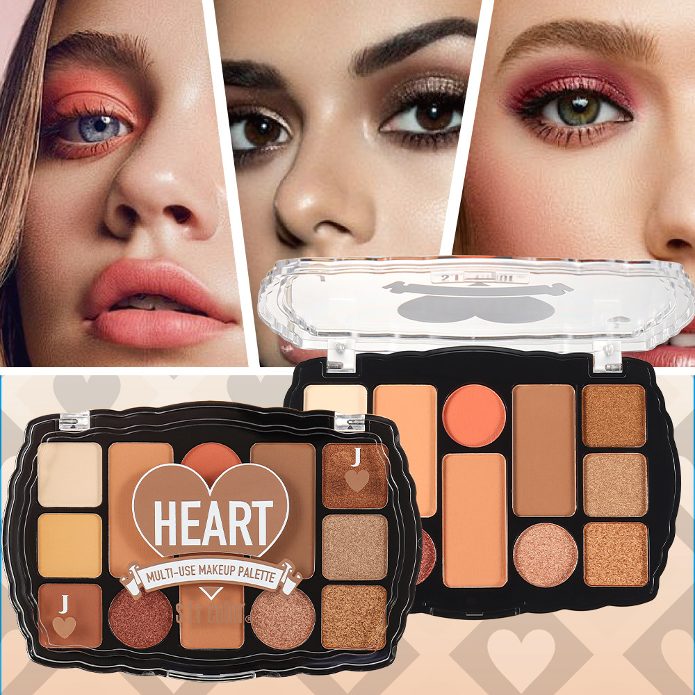 Transfronterizos para los viajes diarios color tierra fácil de colorear perla mate doce color eye shadow plato fabricante de fuente mayorista