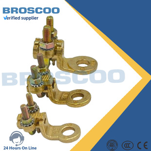 U-bolt clamp brass bolt clamp railway cable connector brass plum clamp terminal