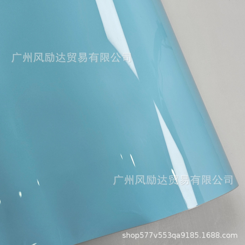 汽车全车辆改色膜自贴纸pet超亮水晶冰川蓝摩托车改装全车身膜